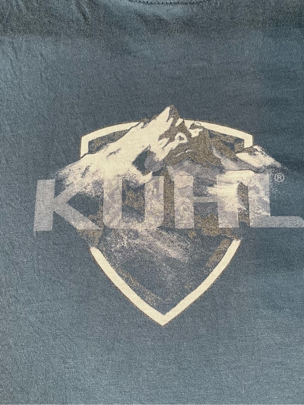 Kuhl Men's Navy Graphic Logo Tee 100% Organic Cotton - Picture 2 of 11